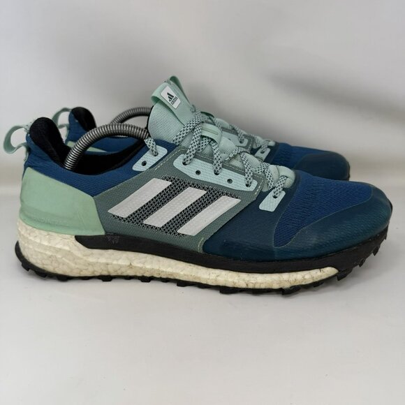 Adidas Boost Supernova Trail Running Shoes Teal Women's Size 12 - Picture 1 of 7